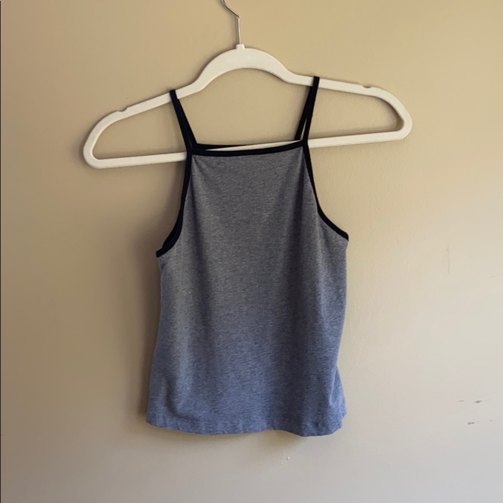 Garage high neck tank.